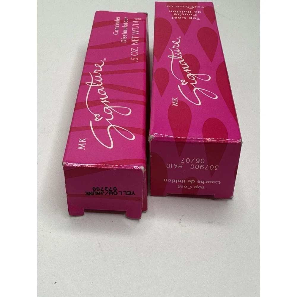 Mary Kay Concealer 073700 Yellow and Top Coat 307900 Nail Polish